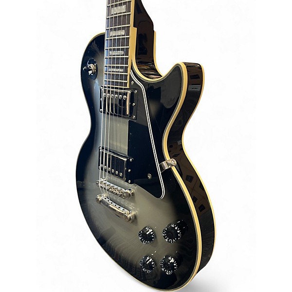 Used Epiphone Les Paul Custom Pro silver burst Solid Body Electric Guitar