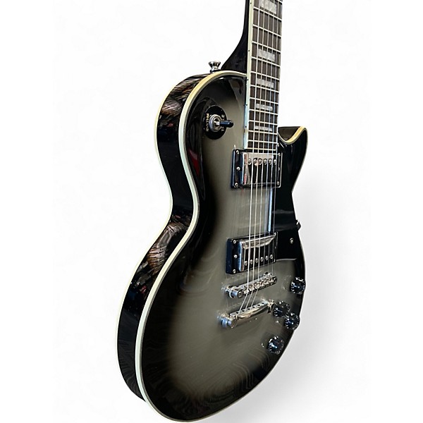 Used Epiphone Les Paul Custom Pro silver burst Solid Body Electric Guitar