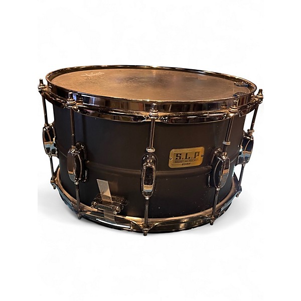Used TAMA 14in S.L.P. BIG BLACK STEEL SNARE BIG BLACK Drum