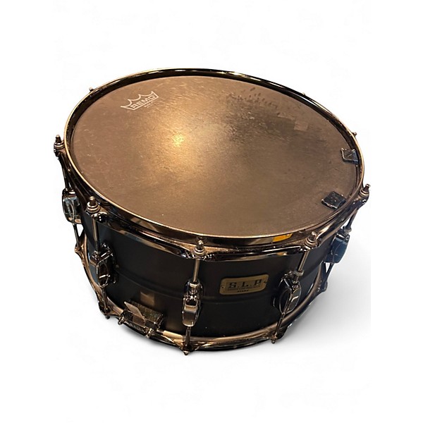 Used TAMA 14in S.L.P. BIG BLACK STEEL SNARE BIG BLACK Drum