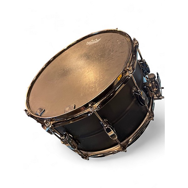 Used TAMA 14in S.L.P. BIG BLACK STEEL SNARE BIG BLACK Drum