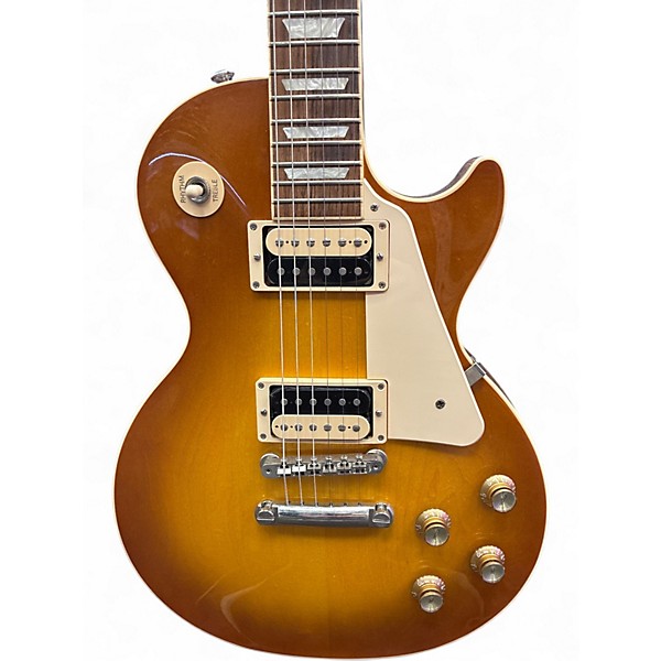 Used 2021 Gibson Les Paul Classic Honey Burst Solid Body Electric Guitar