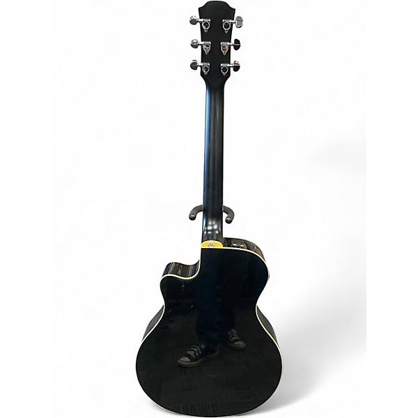 Used Yamaha APX700II Black Acoustic Electric Guitar