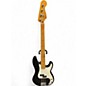 Used Fender Player Precision Bass Black and White Electric Bass Guitar thumbnail