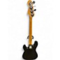 Used Fender Player Precision Bass Black and White Electric Bass Guitar