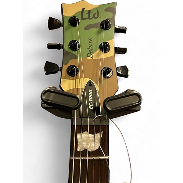 Used ESP LTD EC-1000 DELUXE Camo Solid Body Electric Guitar