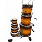 Used Pearl 7 Piece Decade Maple 7 piece 2 Color Sunburst Drum Kit