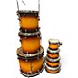 Used Pearl 7 Piece Decade Maple 7 piece 2 Color Sunburst Drum Kit