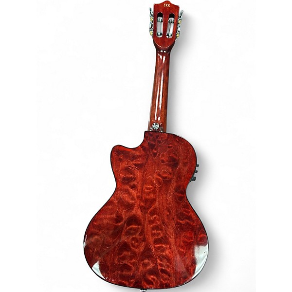 Used Lanikai QM-RDCET FLAMED RED Ukulele
