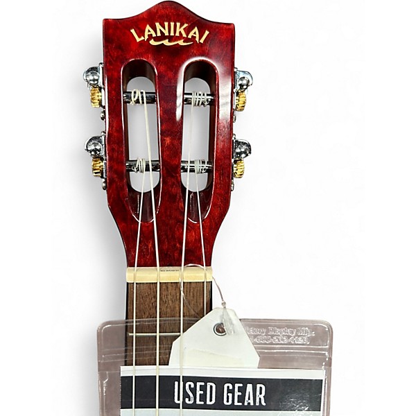 Used Lanikai QM-RDCET FLAMED RED Ukulele