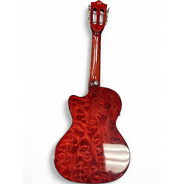 Used Lanikai QM-RDCET FLAMED RED Ukulele
