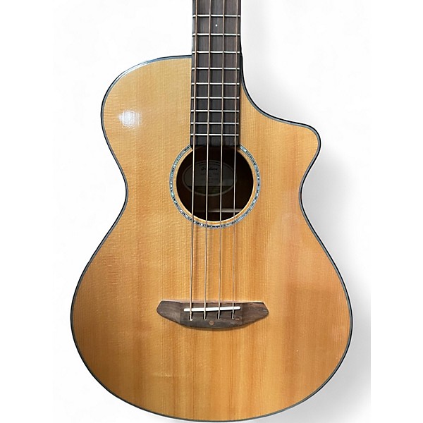 Used Breedlove Pursuit 4 String Natural Acoustic Bass Guitar