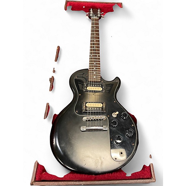 Vintage 1980s Gibson SONEX 180 DELUXE Black Solid Body Electric Guitar