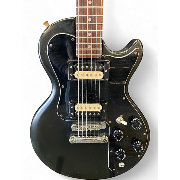 Vintage 1980s Gibson SONEX 180 DELUXE Black Solid Body Electric Guitar