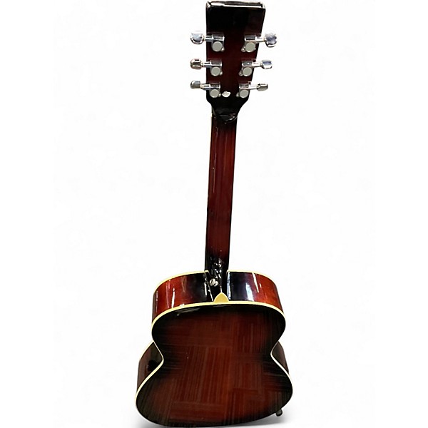 Used Morgan Monroe Round Neck Resonator 2 Color Sunburst Resonator Guitar