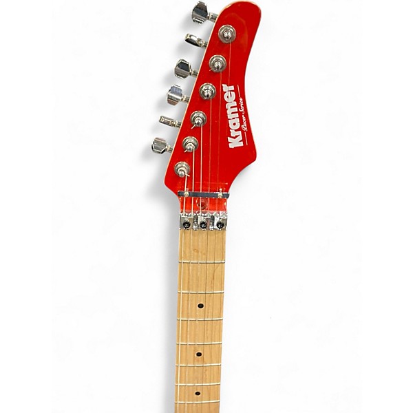 Used Kramer Pacer Classic Flat Red Solid Body Electric Guitar