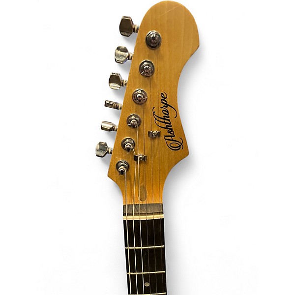 Used Ashthorpe S Style Guitar Black Solid Body Electric Guitar