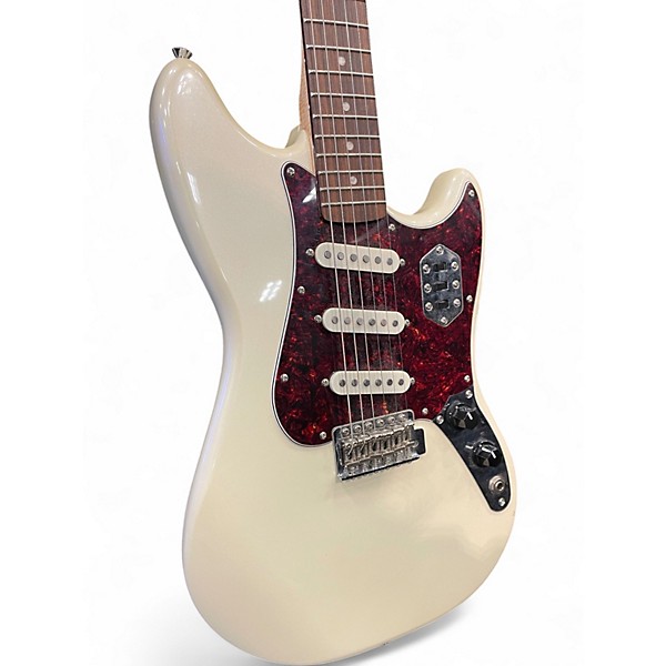 Used Squier Paranormal Cyclone Pearl White Solid Body Electric Guitar