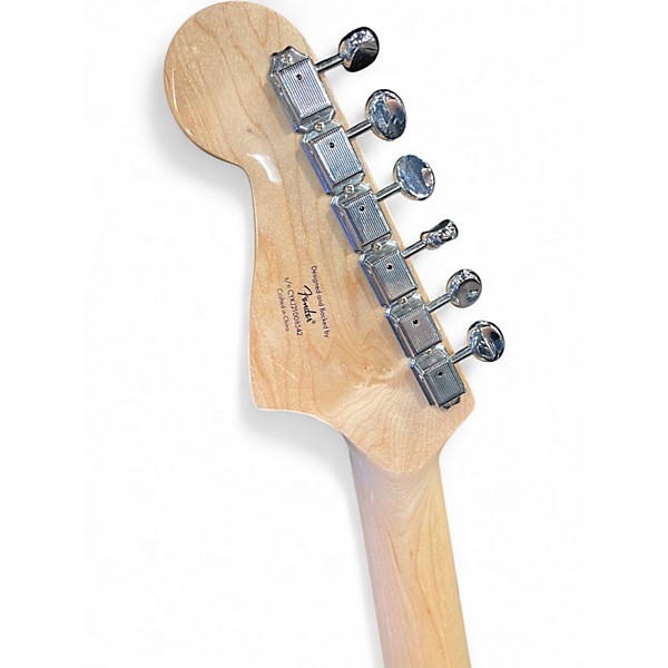 Used Squier Paranormal Cyclone Pearl White Solid Body Electric Guitar