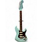Used 2015 Fender Limited Edition Classic Series 60 Lacquer Stratocaster Daphne Blue Solid Body Electric Guitar thumbnail