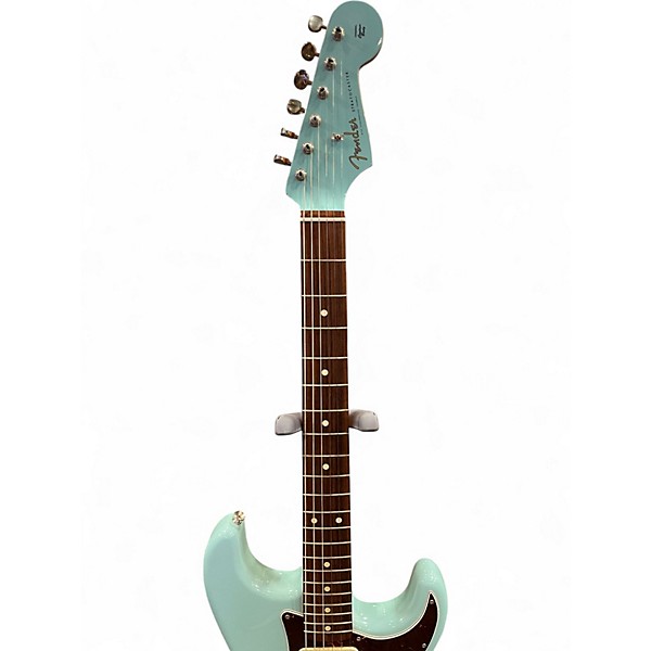 Used 2015 Fender Limited Edition Classic Series 60 Lacquer Stratocaster Daphne Blue Solid Body Electric Guitar