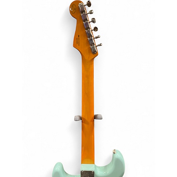 Used 2015 Fender Limited Edition Classic Series 60 Lacquer Stratocaster Daphne Blue Solid Body Electric Guitar