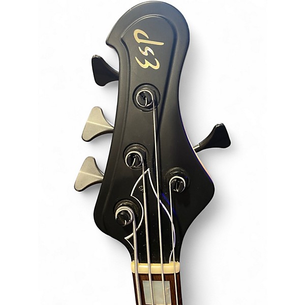 Used ESP ORIGINAL STREAM 4 STRING BASS Black Electric Bass Guitar