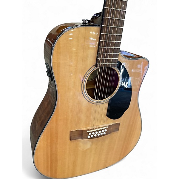 Used Fender CD60SCE 12 Natural 12 String Acoustic Electric Guitar