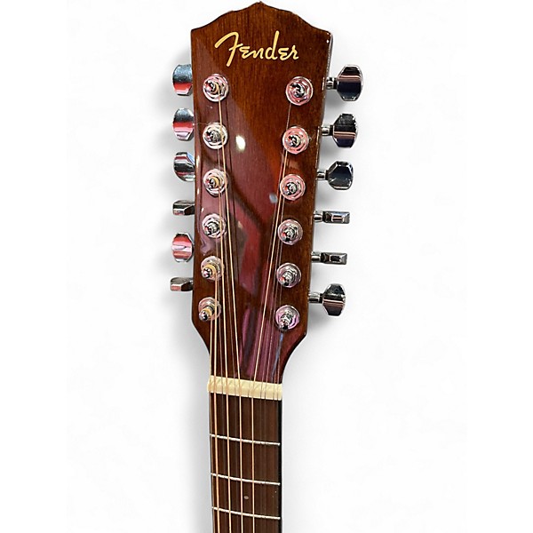 Used Fender CD60SCE 12 Natural 12 String Acoustic Electric Guitar