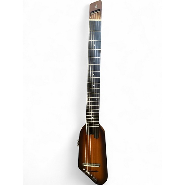 Used Donner Hush-C 2 Tone Sunburst Classical Acoustic Electric Guitar