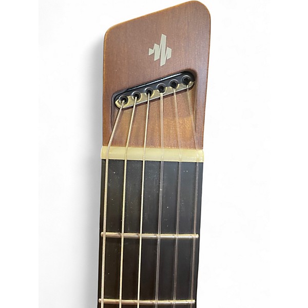 Used Donner Hush-C 2 Tone Sunburst Classical Acoustic Electric Guitar