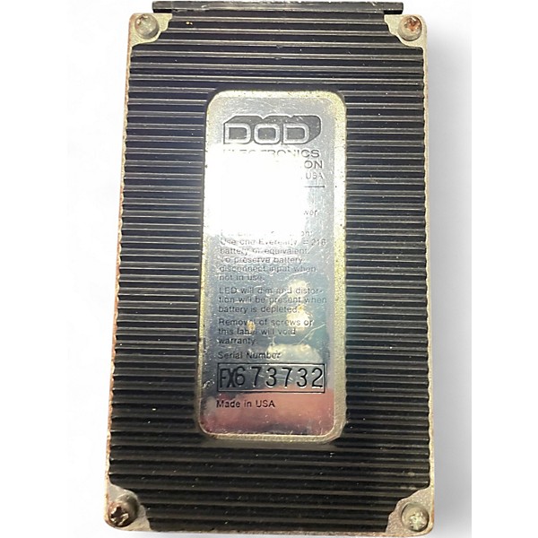 Used DOD FX82 Bass Compressor Bass Effect Pedal