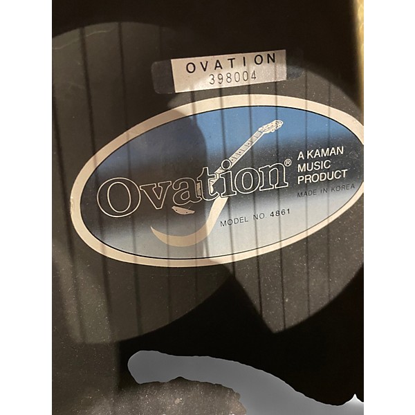 Used Ovation 4861 3 Color Sunburst Acoustic Electric Guitar