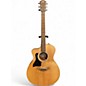 Used Taylor 114CE Left Handed Natural Acoustic Electric Guitar thumbnail