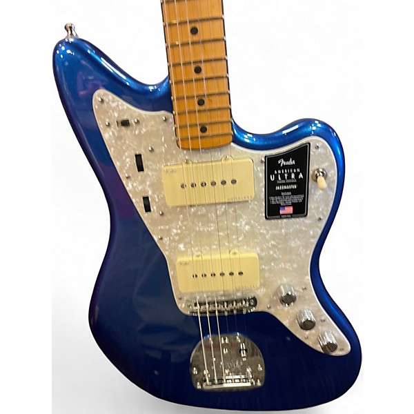 Used Fender American Ultra Jazzmaster cobra blue Solid Body Electric Guitar
