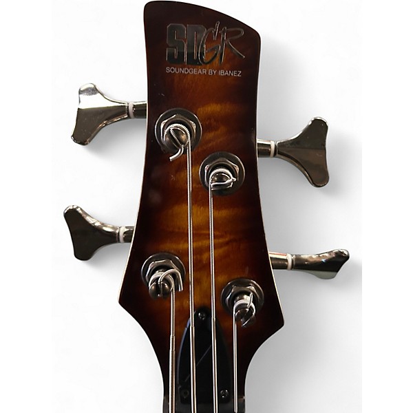 Used Ibanez SR400EQM 2 Color Sunburst Electric Bass Guitar