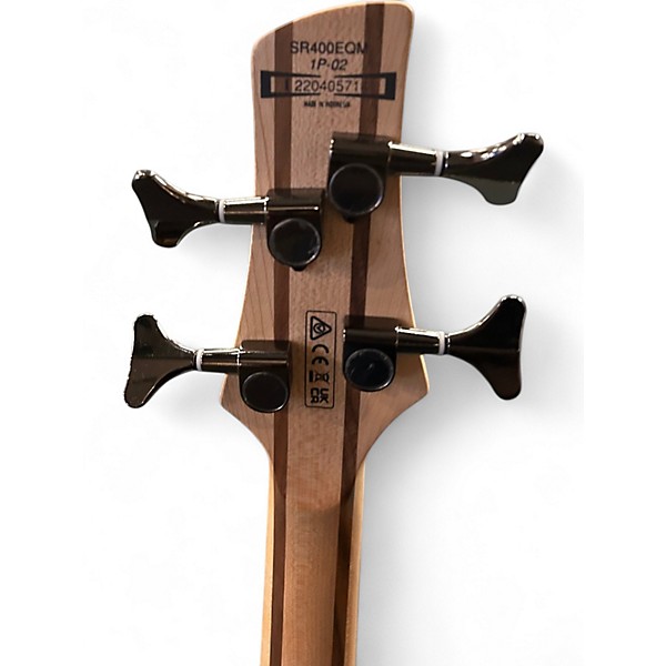 Used Ibanez SR400EQM 2 Color Sunburst Electric Bass Guitar