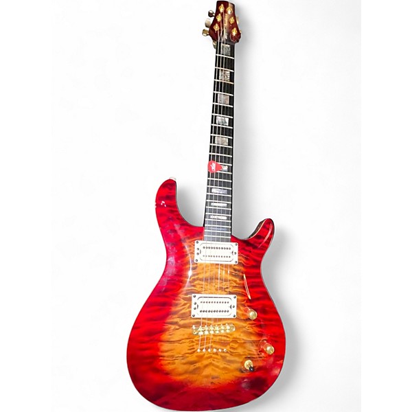Used Carvin CT6M Trans Red Solid Body Electric Guitar