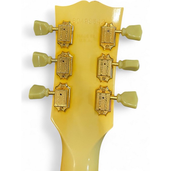 Vintage 1989 Gibson Les Paul Studio White Solid Body Electric Guitar