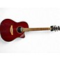 Used Ovation Celebrity GC057 Trans Red Acoustic Electric Guitar thumbnail