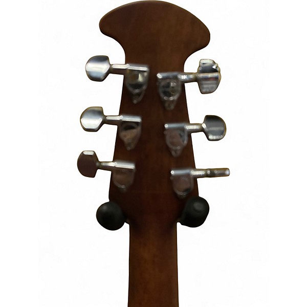 Used Ovation Celebrity GC057 Trans Red Acoustic Electric Guitar