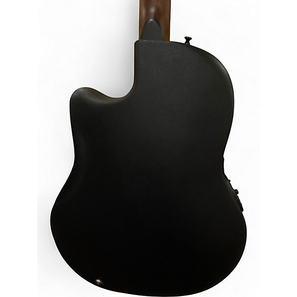 Used Ovation Celebrity GC057 Trans Red Acoustic Electric Guitar