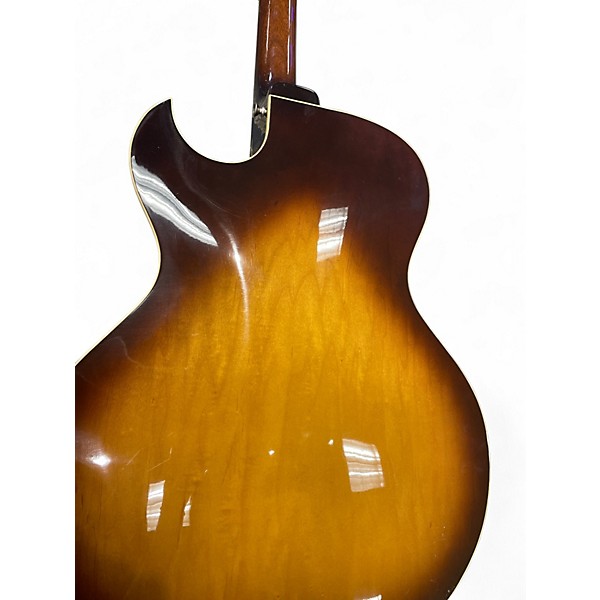 Vintage 1987 Aria PRO2 Tobacco Burst Hollow Body Electric Guitar