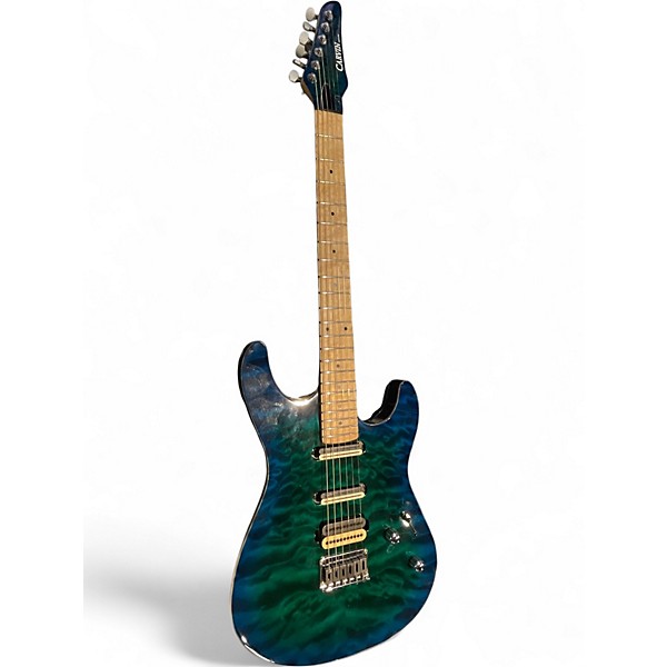 Used Carvin C66 Blue Solid Body Electric Guitar