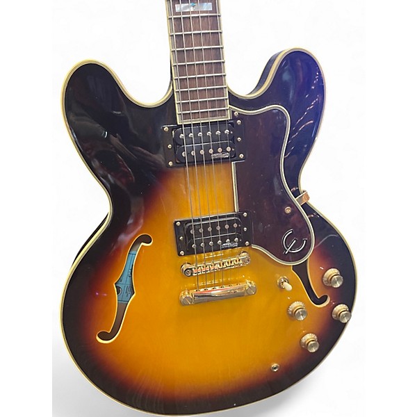 Used Epiphone Sheraton II PRO 3 Color Sunburst Hollow Body Electric Guitar