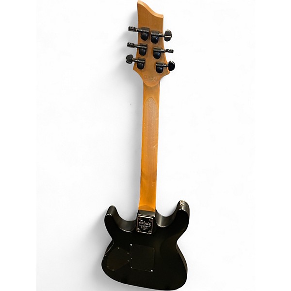 Used Schecter Guitar Research Diamond Series PT Black Solid Body Electric Guitar