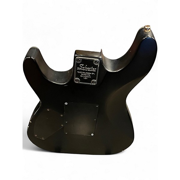 Used Schecter Guitar Research Diamond Series PT Black Solid Body Electric Guitar