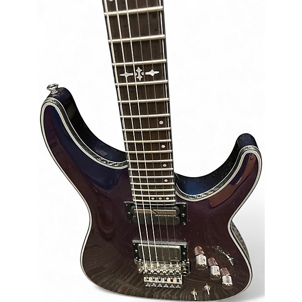 Used Schecter Guitar Research Hellraiser C1 Hybrid OIL SLICK Solid Body Electric Guitar