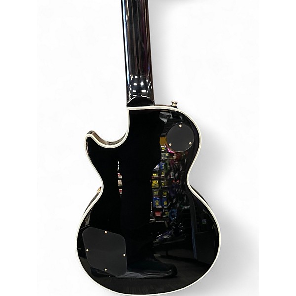 Used Epiphone Les Paul Custom P90 Black Solid Body Electric Guitar