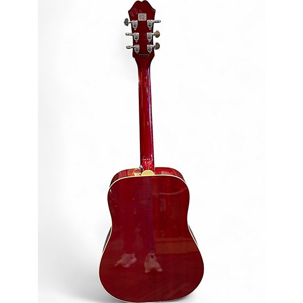 Used Epiphone Hummingbird AGED CHERRY SUNBURST Acoustic Guitar